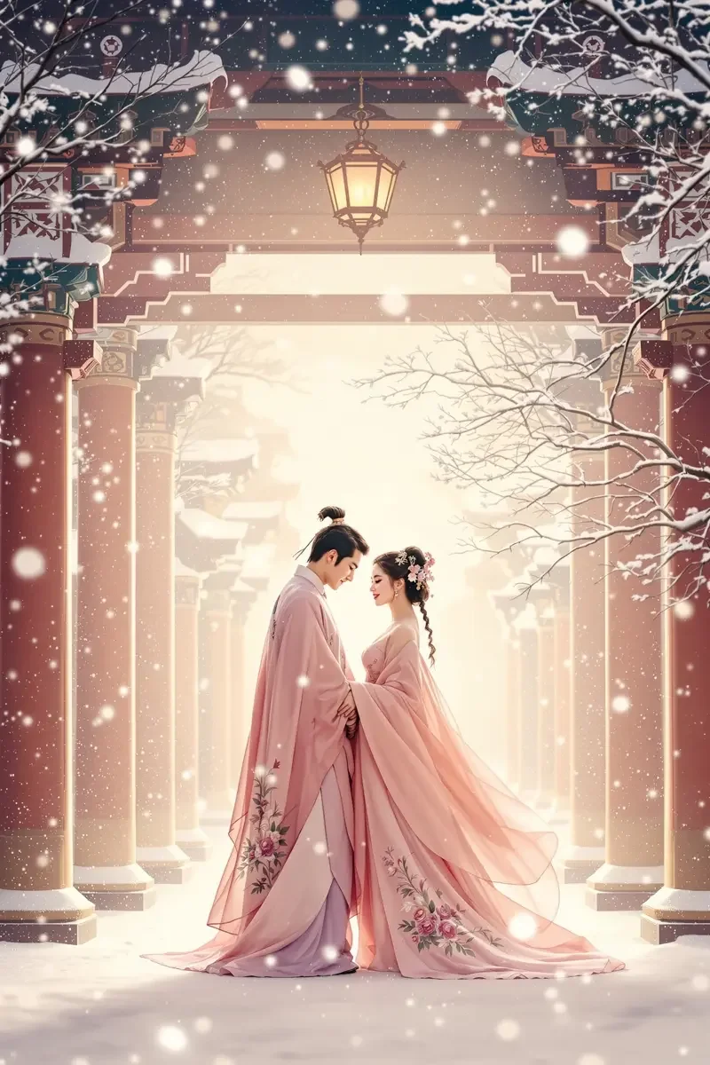 雪落长安 电影海报 - 91白虎